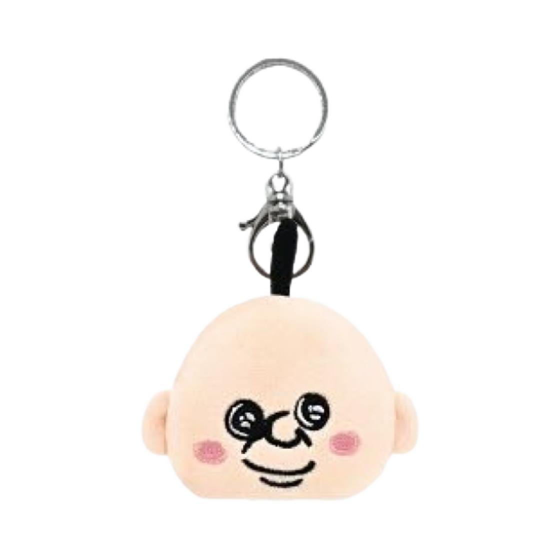 Bbangbbang Happy Face Keyring ONE SIZE