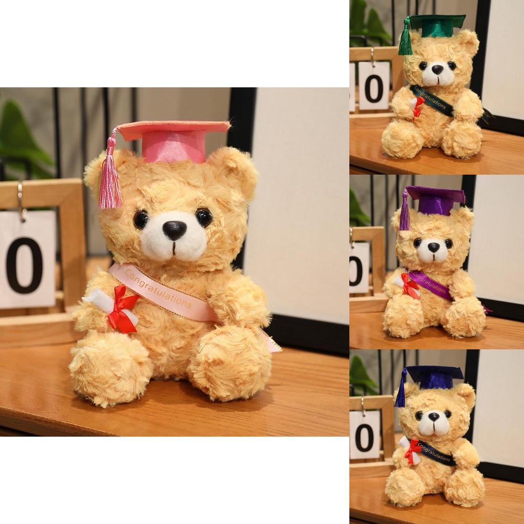 Capybara Graduation Plush Toy With Pp Cotton Filling For Commemorative Gift And Collectors Souvenir