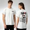 Rotting Brains Tee Men Women Sum 41 Skull Crossbone Print T‑Shirt Short Sleeve Crew Neck Graphic Tshirts Couple Streetwear Tops