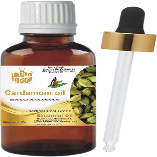 Levenmooi Cardamom oil  (Elettaria cardamomum) Pure & Natural Therapeutic Grade Essential Oil Glass"