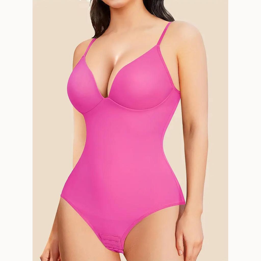 High-end Shapewear Camisole V-neck Waist and Belly Sexy Shapewear One-piece Suit