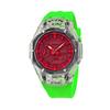 Casio Unisex Liquid Crystal/Analog Dual Display Series Red Watch GA-2100-4A(Watch4--)