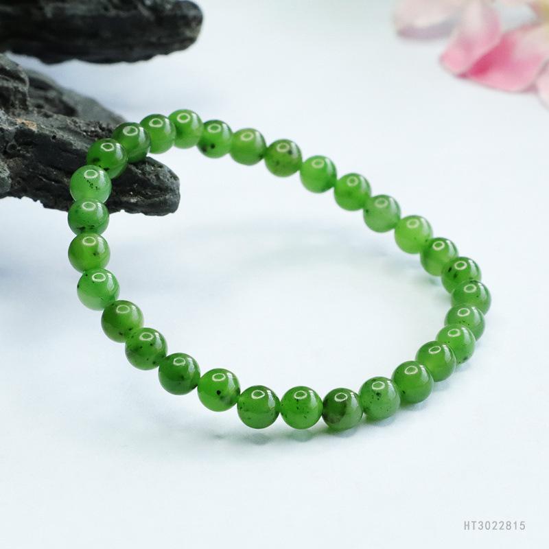 Ximang Ximang Hetian Jade Bracelet Russian Jasper Ball Factory Live Generation S3022815 About Multi6mm
