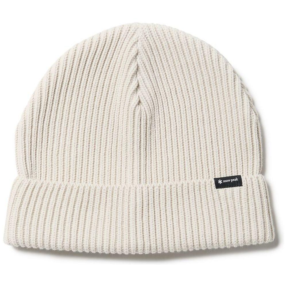Snowpeak Unisex Knit Cap Ivory Ch 26su004