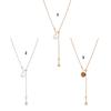 Natural Tiger Eye Bead Pearl Adjustable Necklace Alloy Jewelry For Daily Wear Or Special Occasions