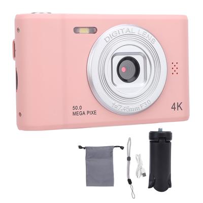Digitálny fotoaparát 4K 50MP 2,4-palcový farebný displej 8x zoom Stabilizácia obrazu Vstavaný mikrofón Kompaktný fotoaparát pre