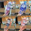 Pc Water Bottle With Strap And Push Lid For Office Home Outdoor Use