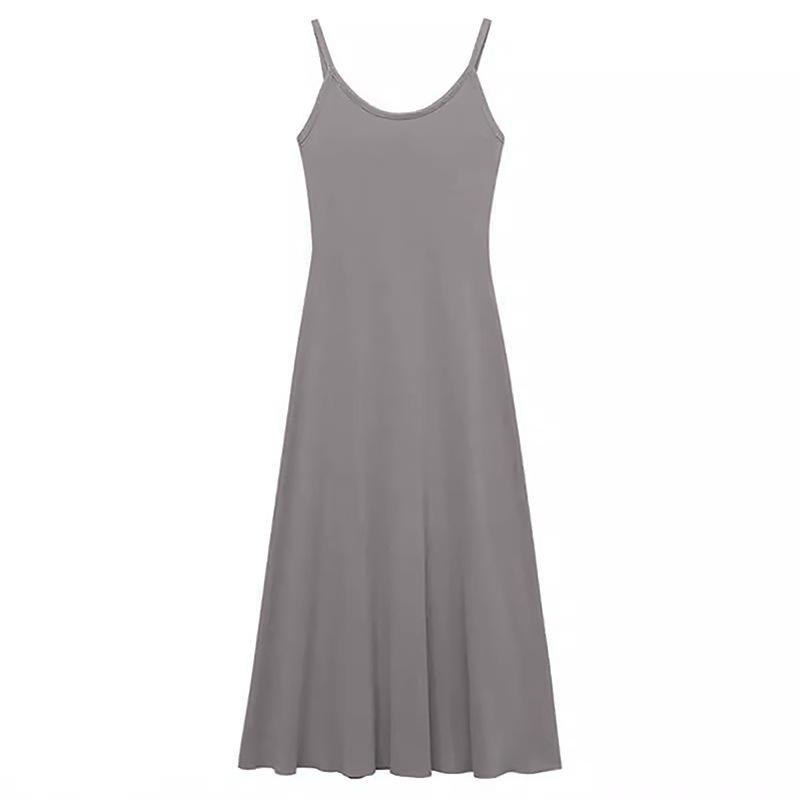 Suspender dress women's summer a-word hip skirt new summer slim temperament long dress sexy and thin skirt
