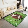 Erosebridal Baseball Area Rug 3x5, Ball Sports Rectangular Carpet for Living Room Bedroom, Vintage Laces Games Printed Kids Girls Washable I