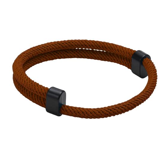 Herren Seilarmband Verstellbares Geflochtenes Seilarmband Lässiges Einfarbiges Schnurarmband Freundschaftsarmband Geschenk für Freund Bruder