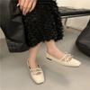 Fashion Luxury Designer Casual Women Mary Janes Shoe Elegant Female Footwear Ballet Flats Round Toe Dress Ballerinas Women Lolita Shoes