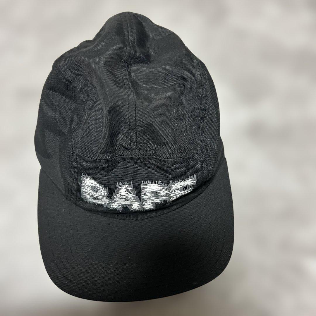 Used A BATHING APE BAPE Nylon Cap Black