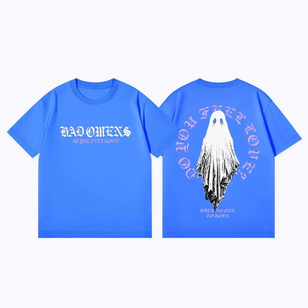2026 Rock Band Bad OUnisexs Tour Graphic Tshirt Unisex and Women New Summer Street Y2K Clothing Hiphop Round Neck Short Sleeved Top