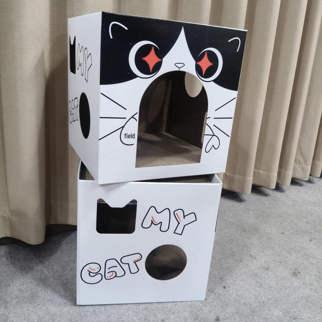 Yao Artisan Corrugated Cardboard Cat Bed & Scratcher