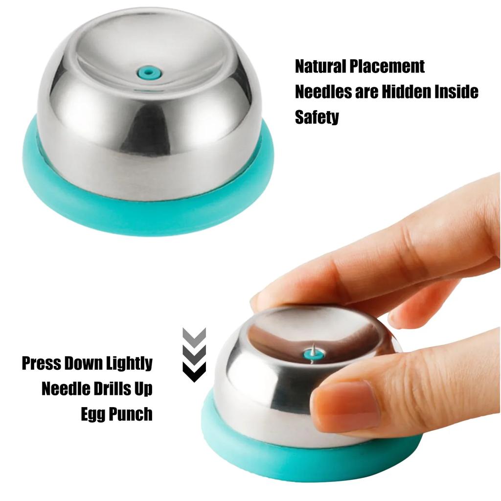 Egg Home Punch Mixer Kitchen Kitchens Accessories Items Stainless Steel Needle Easy Peeling Kitchenware Gadget Gadgets Utensils