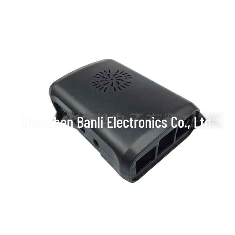 Raspberry Pi Extreme Cooling Kit: Black ABS Case with Fan & Copper Heat Sink