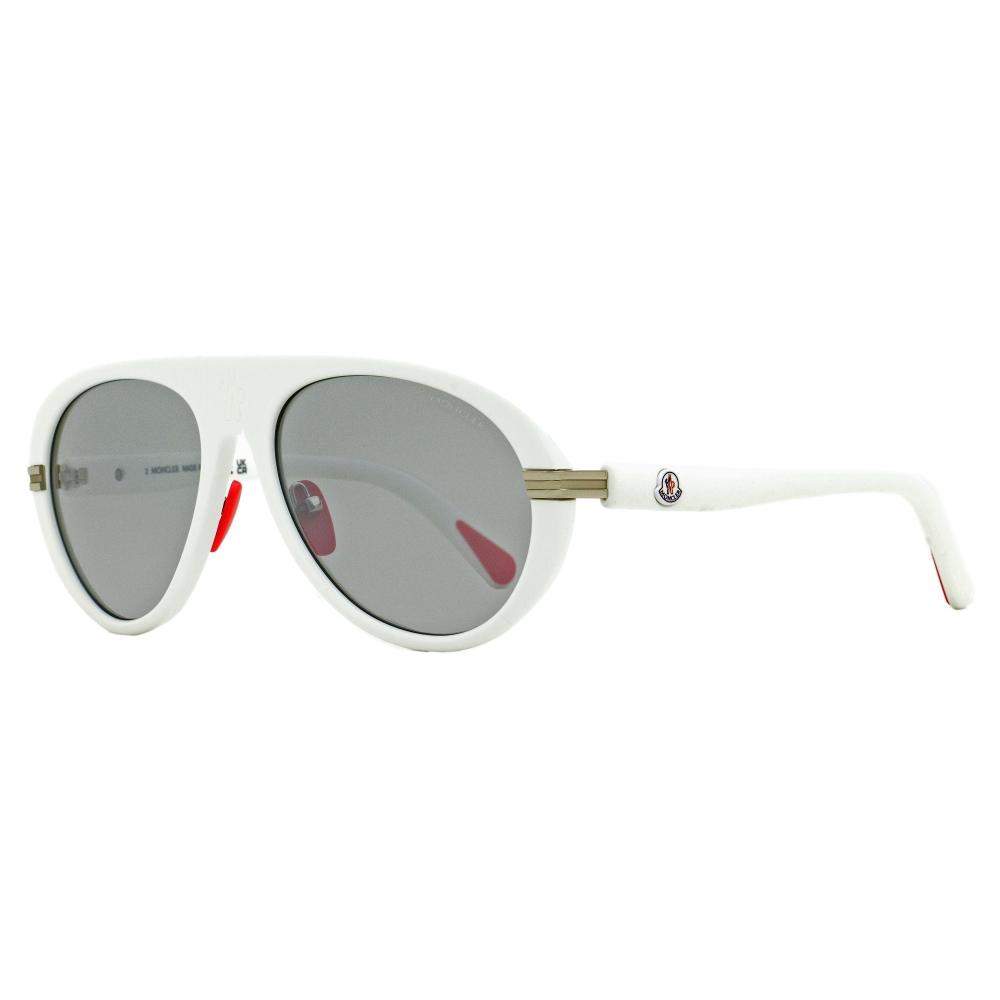 

Moncler Мужские солнцезащитные очки Navigaze ML0240 21C Белые 57 мм 21c