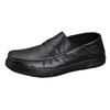 Men's Genuine Leather Casual Loafers - Versatile, Shock-Absorbing, Wear-Resistant, Soft Thick Sole Slip-ons for Driving and Business.