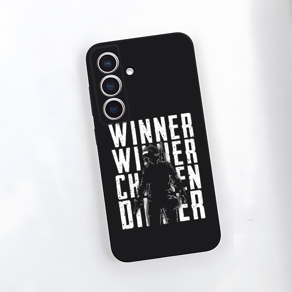 PUBG Winner Chicken Dinner Phone Case For Samsung S26 S25 Plus S20 S20 Plus S22 Ultra S23 FE S21 Plus S21 Ultra Soft Cover