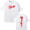 T-shirt Unisex con Stampa Divertente Faccia Mezzitoni Doja Cat Nuova Estiva Girocollo 100% Cotone Moda Stile Harajuku Oversize Casual