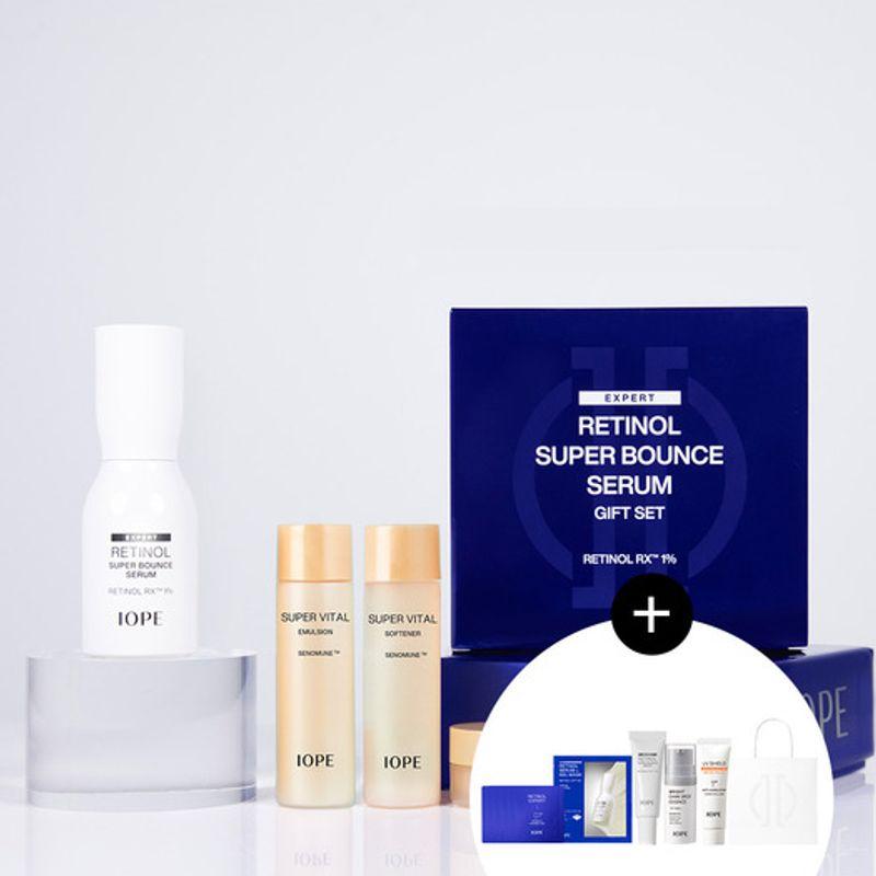 IOPE Retinol Super Bounce Serum 50ml Special Set RETINOL SUPER BOUNCE SERUM GIFT SET