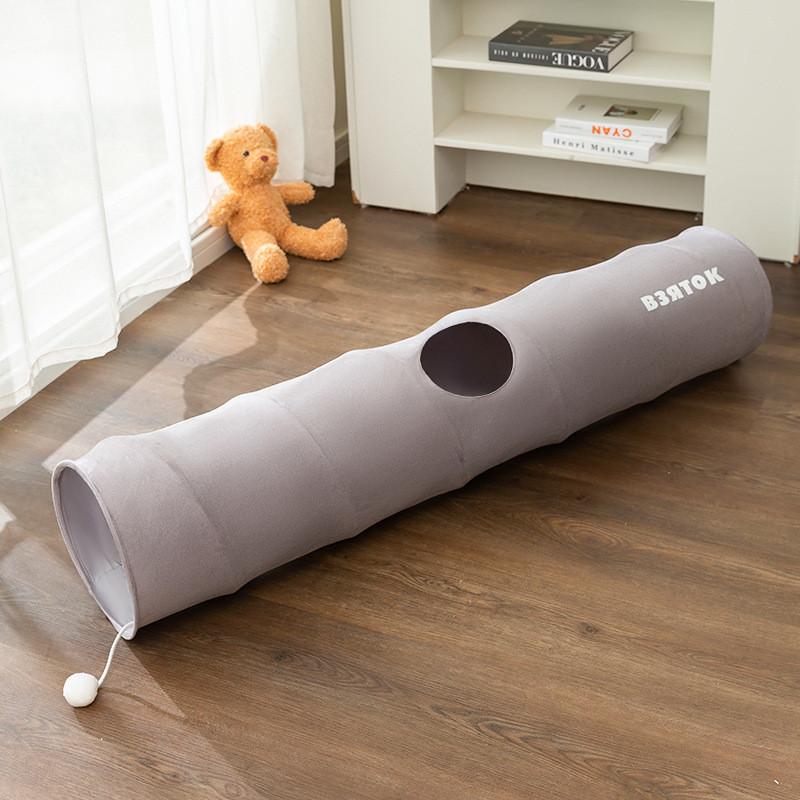 Cat Play Tunnel With Collapsible Structure For Enrichment And Exercise