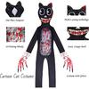 Halloween Costumes for Kids Siren Head Cosplay Bodysuit Boys Girls Anime Black Cat Character Fancy Dress Carnival Party Clothing