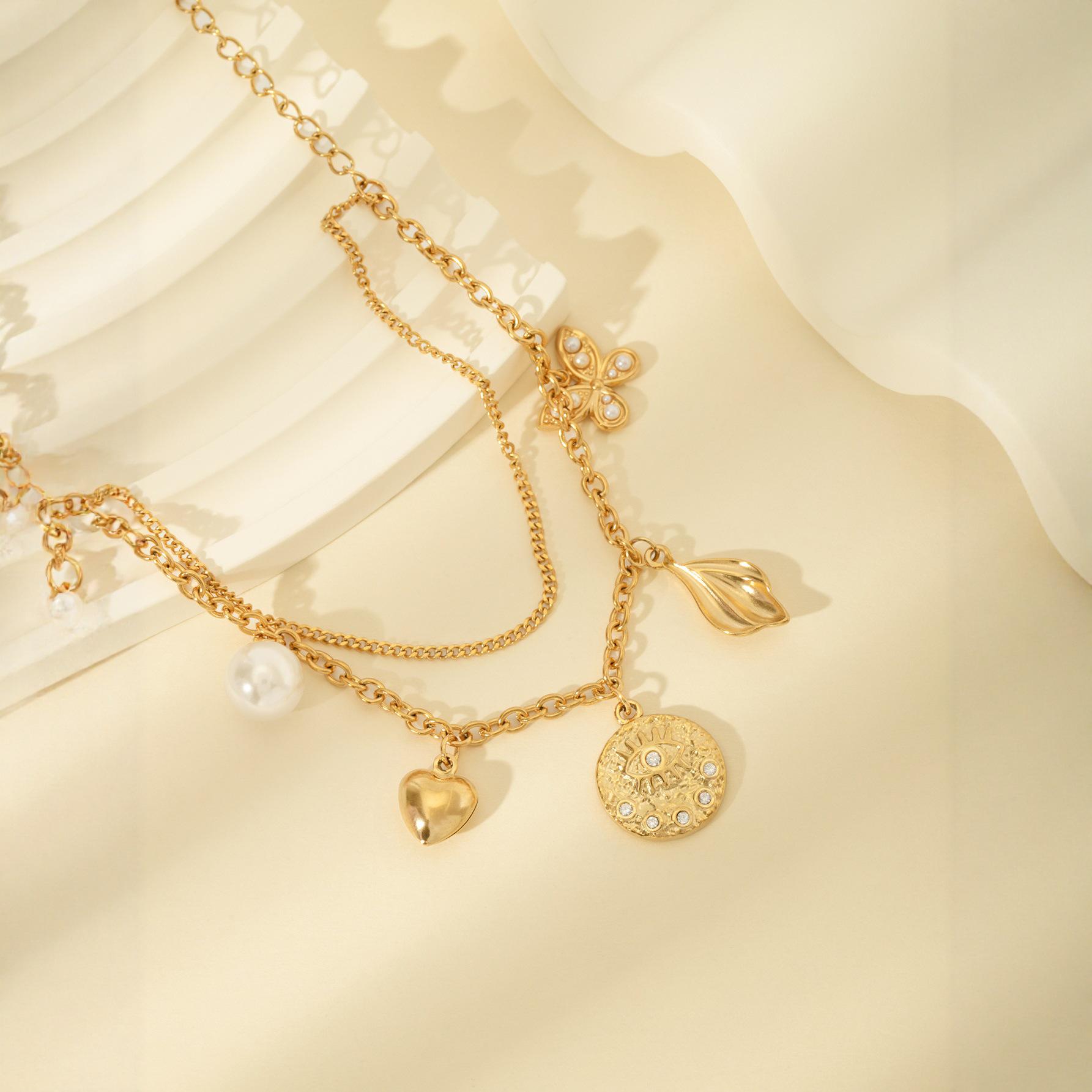 

Элегантный золотой браслет с морской и цветочной тематикой для женщин - Европейский и американский стиль