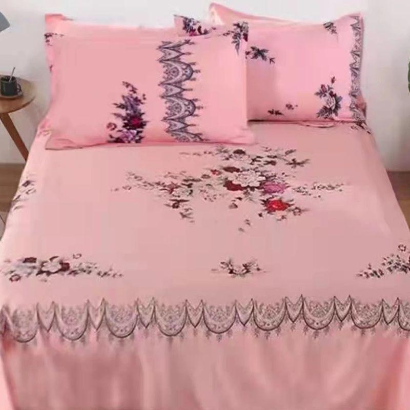 Shanghai Peony Print Twill Bed Sheet