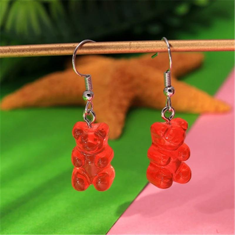 New Fashion Cute White Cloud Stud Earrings Delicate Mushroom Clouds for Women Girls Ear Jewelry Wholesale Gifts Bear