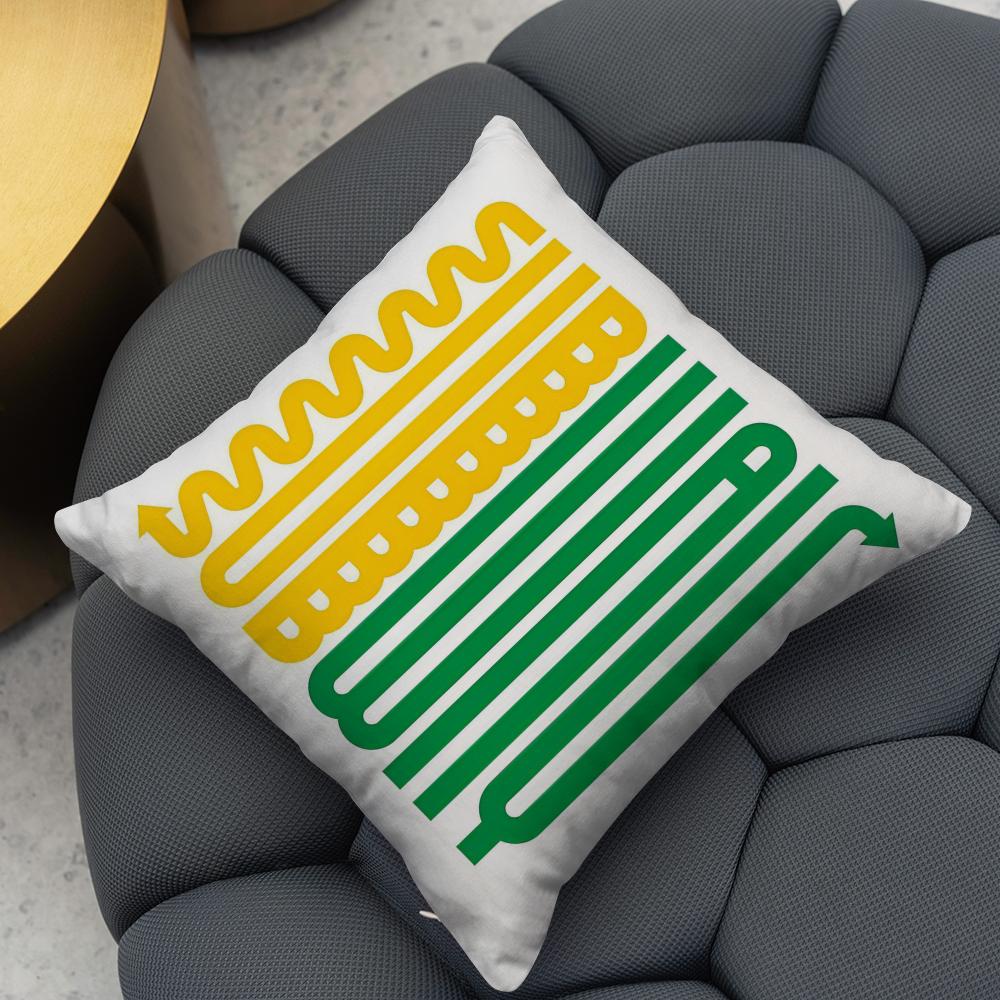 American Restaurant S-Subway-s Cushion Cover 2-in-1 Reversible Plush Pillow Cover | Car/Sofa/Bed | Perfect Gift