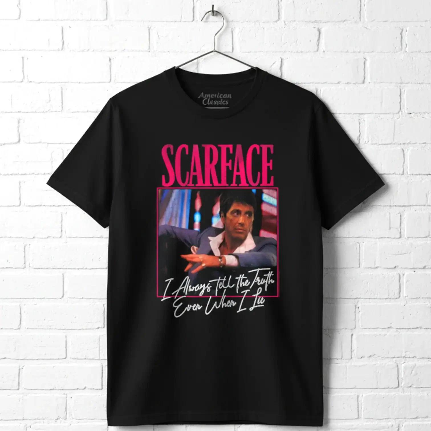 Scarface Always Tell The Truth Men s T Shirt Even When I Lie Tony Montana Quote XXXL