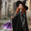 Kezvmhy Kids' Halloween Witch Broom, Witch Costume Toy Broom for Girls | Perfect for Seasonal Events, Pretend Play, Preschool Recitals, and Birthday P