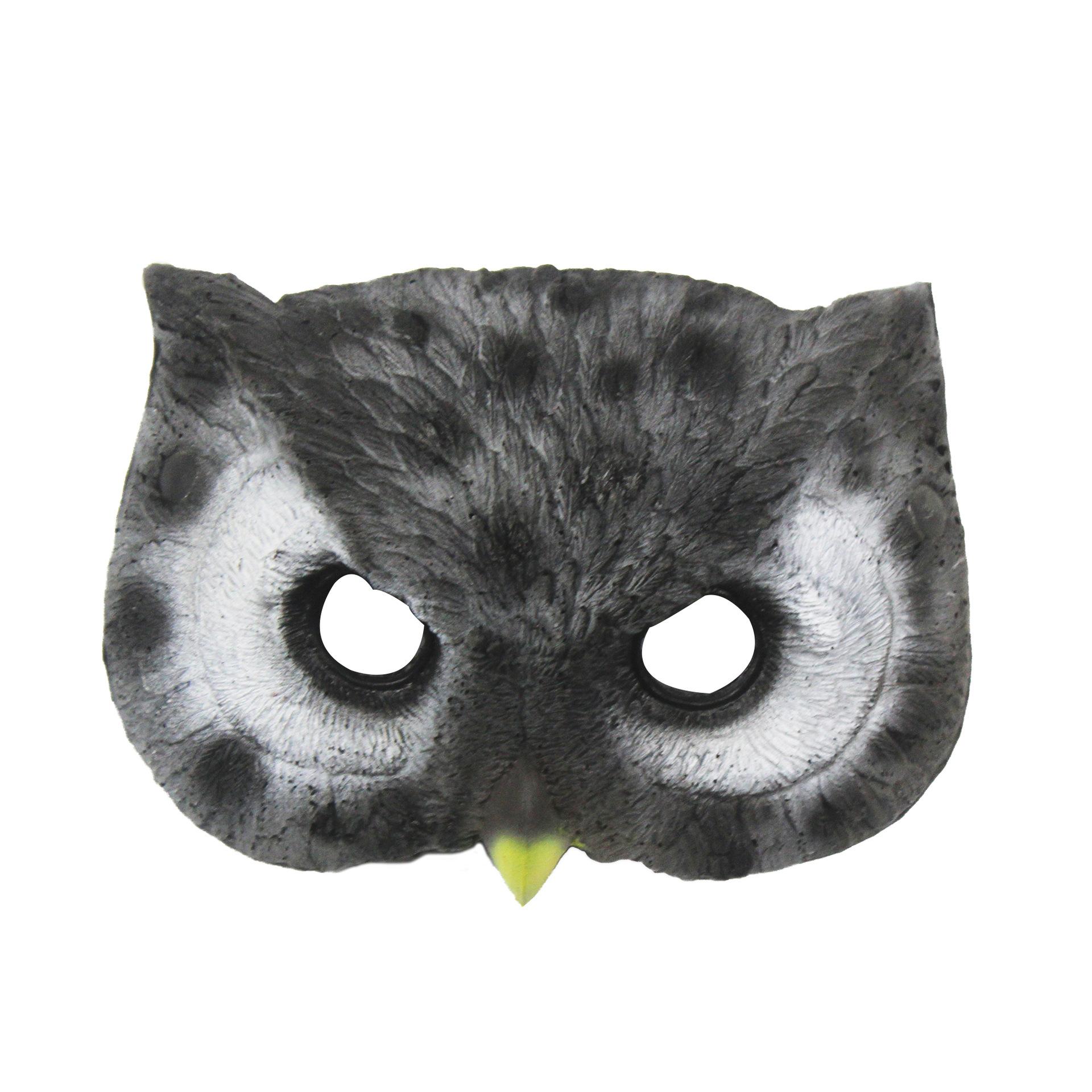 Hot! Half face owl Halloween mask costume props party costume ball cosplay mask unisex animal masquerade mask party supplies