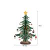Wooden Material Christmas Tree Ornament Stereo Structure Christmas Decoration  Home