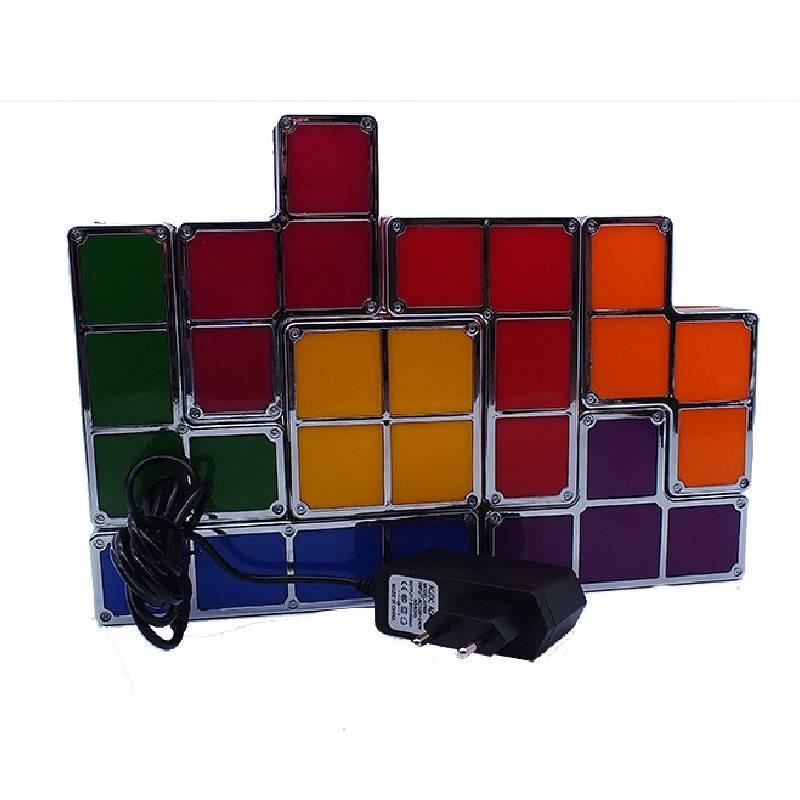 Tetris Led Night Light With 7 Colors Creative Stacking Block For Bedroom Decor