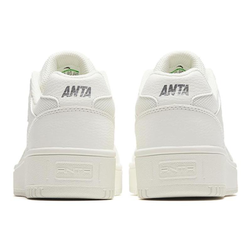 Anta Original Year Non slip Lightweight Low top Skateboard Shoes Women's White Sneakers 922518068F-8