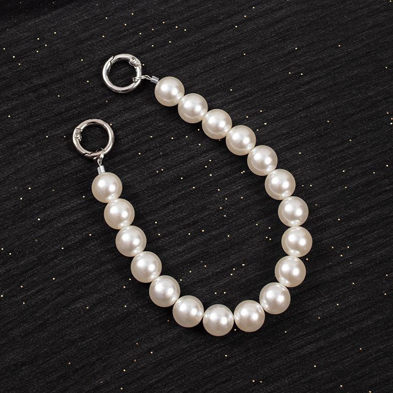 Handmade Beaded Phone Case with Pearl Necklace Lanyard & Crossbody Chain