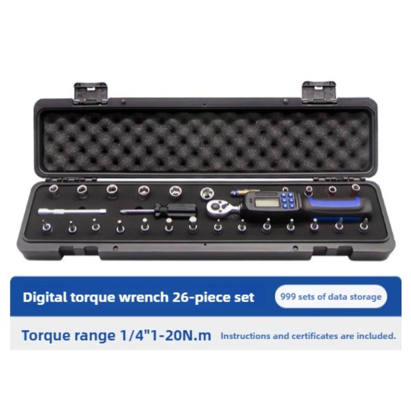 Portable Digital Display Torque Wrench High Precision Electronic Spanner Adjustable Automobile Repair Power Tool