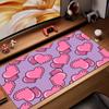 Coffee Love Heart Gaming Accessories Laptop Mousepad Rubber Antiskid Keyboard Mat Computer Offices Game Desk Mat Pink Mousepad