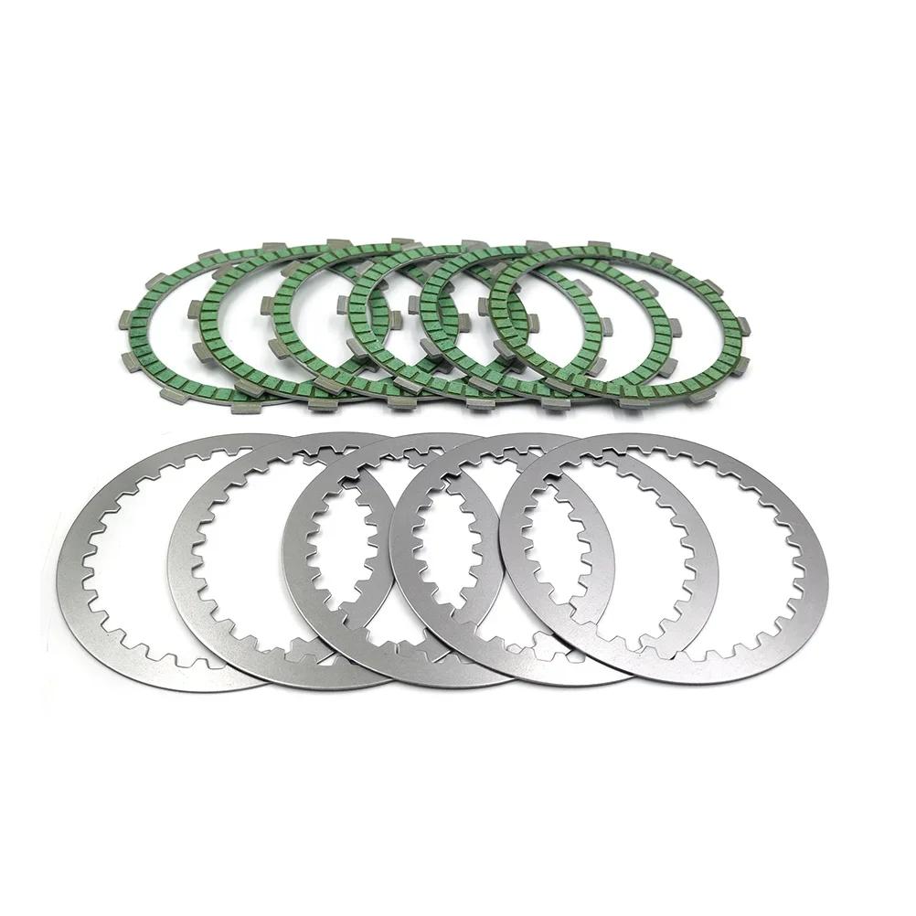 Clutch Friction Plates Steel Disc Kit For Zongshen NC250 NC450 AVANTIS Enduro MOTOLAND SM-MOTORS KAYO BSE Motorcycle Engine Part
