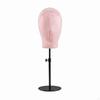Mannequin Head with Stand Adjustable Form Detachable for Studios