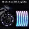 20pcs Adhesive Reflectors Sticker Door Handle Safety Warn Sticker Waterproofed for Road Marking