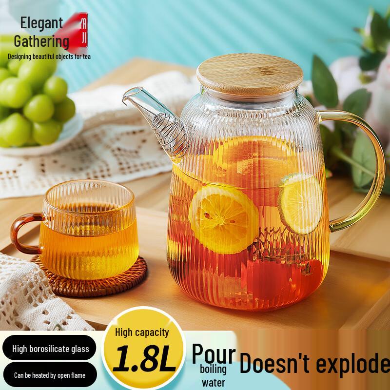 Yaji Hammered Heat-Resistant Glass Kettle