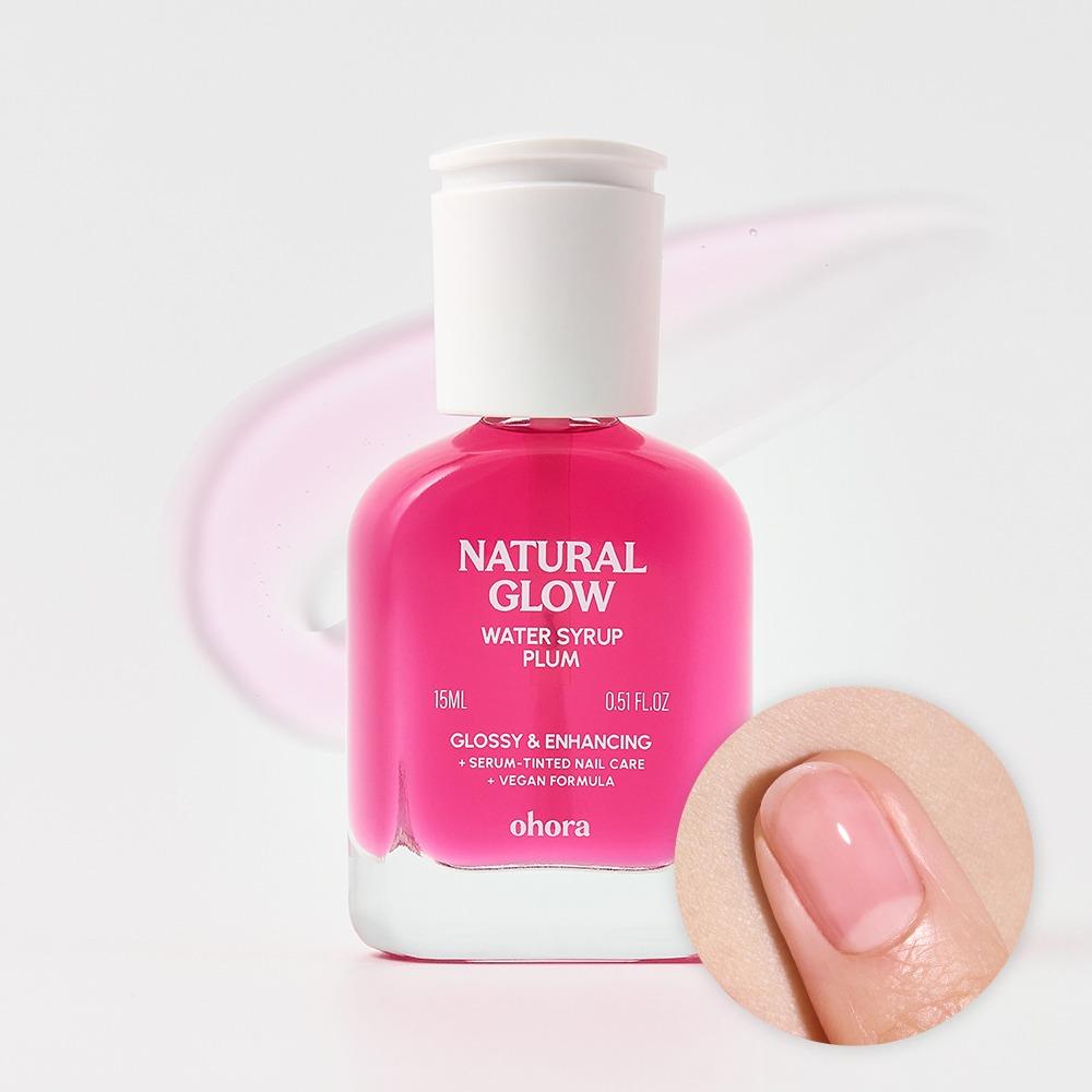 OHORA Întăritor de unghii tip sirop 15ml (10 culori) - Întăritor Profesional pentru Unghii cu Nuanță de Sirop Translucid