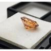 Orange Zircon Round Cut 6+ Ct Fabulous Certified Loose Gemstone