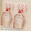 Wall Mounted Wall Hooks Self Adhesive Punch-free Hanger Rotating Corner Hook  Bedroom