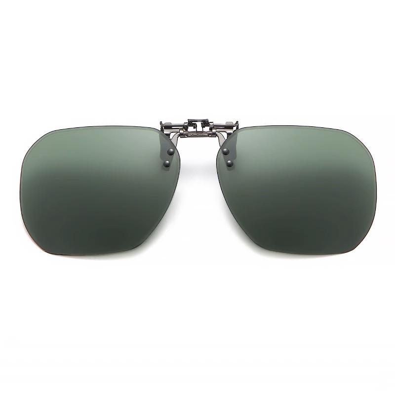 Polarized Sunglasses Clip for Men With Myopia Driving Fishing Sun Glasses Color Changing UV Resistant Night Vision Goggles