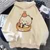 Cartoon Couple Bubu Dudu Cute Print Hoodies Anime Casual Long Sleeves Fleece Loose Sweatshirts for Men Women Clothes