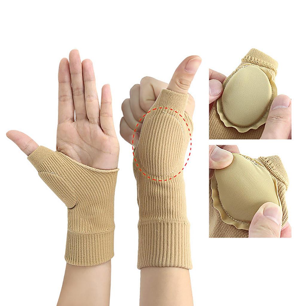 Arthritis Compression Gloves, Half-Finger Breathable Sports Arthritis Carpal Tunnel Gloves For Women Men